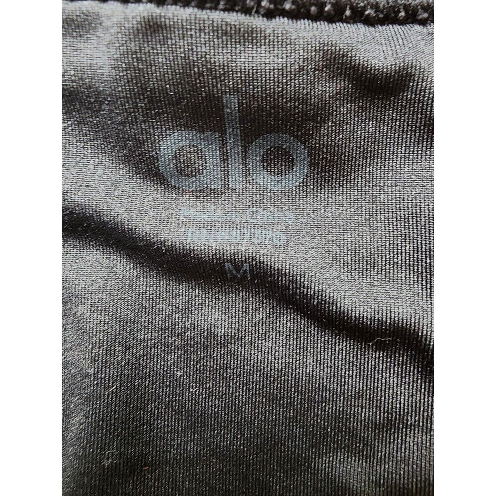 ALO Goddess Ribbed Cropped Racerback Tank Black Size Medium - Picture 4 of 7